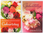 Preview: Geburtstagskarte mit Umschlag Blumen